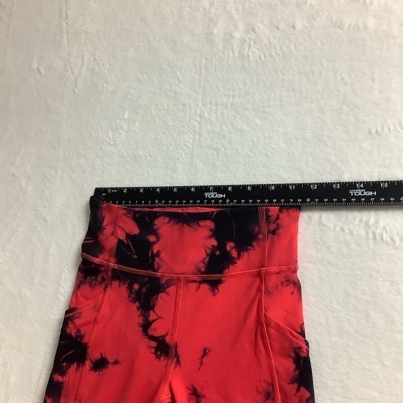 Lululemon Wunder Train High-Rise Tight 25" *WashTie Dye Carnation Red Size 4 - Picture 11 of 12